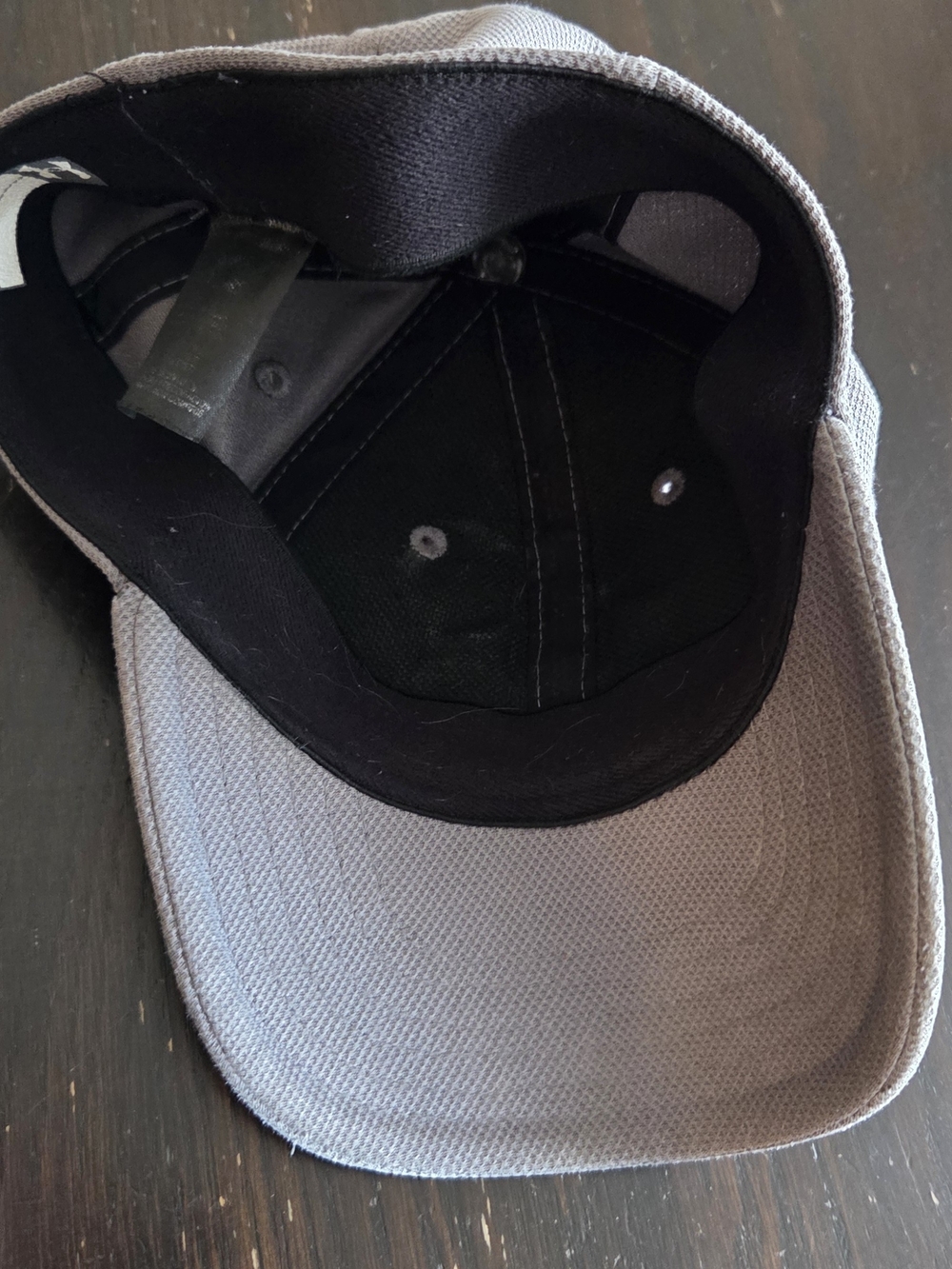 Under Armour Gray Hat with Neon Green Logo - Picture 3 of 4